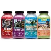 Spazazz Destinations Aromatherapy Hot Tub &amp; Spa Salt Crystal 4-Pack | 22oz Aromatherapy Bath Salt Crystals with Aloha Paradise, Big Apple, City of Love &amp; Cherry Blossom Scents