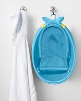 Skip Hop Moby Smart Sling 3-Stage Baby Bath Tub Blue 0m+ 27.5 x 19 x 11.5 view 5