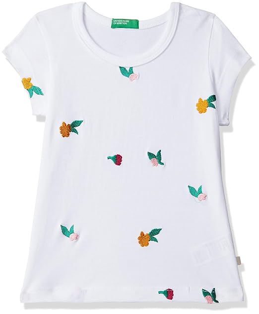 Baby Girls Plain Regular fit T-Shirt