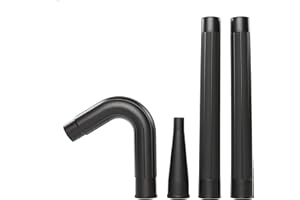 CRAFTSMAN CMXZVBE38640 2-1/2 in. Gutter Cleaning Wet Dry Vac Attachment Kit, Industrial-Grade Shop Vacuum Accessory for Cleaning or Blowing Debris from Gutters, Fits 2-1/2 in. Hose Diameter