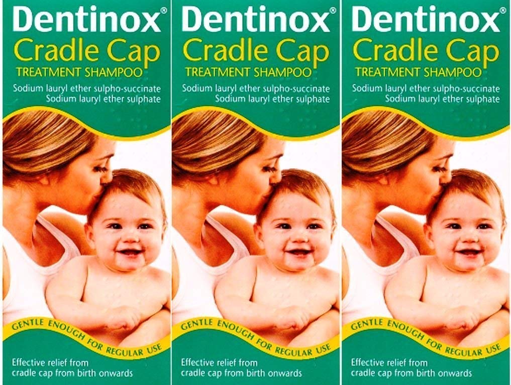 Dentinox Cradle Cap Treatment Shampoo 125ml x 3 Packs