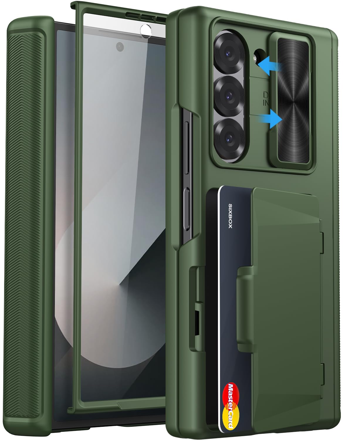 SIXBOX for Samsung Galaxy Z Fold 6 Case with Slide