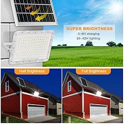 300W LED Solar Flood Lights,24000Lumens Street