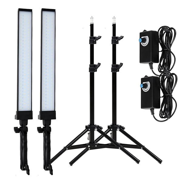 GSKAIWEN 180 LED LIGHT PHOTOGRAPHY STUDIO LED LIGHTING KIT ADJUSTABLE LIGHT WITH STAND TRIPOD AND BAG PHOTOGRAPHIC VIDEO FILL LIGHT