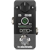 TC Electronic DITTO+ LOOPER Next Generation 60-Minute Multi-session Looper Pedal