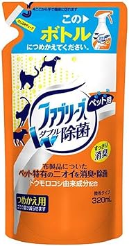 Amazon Co Jp プロクター ギャンブル ジャパン株式会社 ｐ ｇペット用ファブリーズ詰替 ３２０ｍｌ ４９０２４３０９５７７２４ スポーツ アウトドア