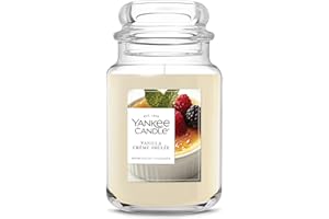 Yankee Candle Large Jar Scented Candle with up to 150 Hour Burn Time, Premium Plant Wax Blend for Cleaner Consistent Burn and