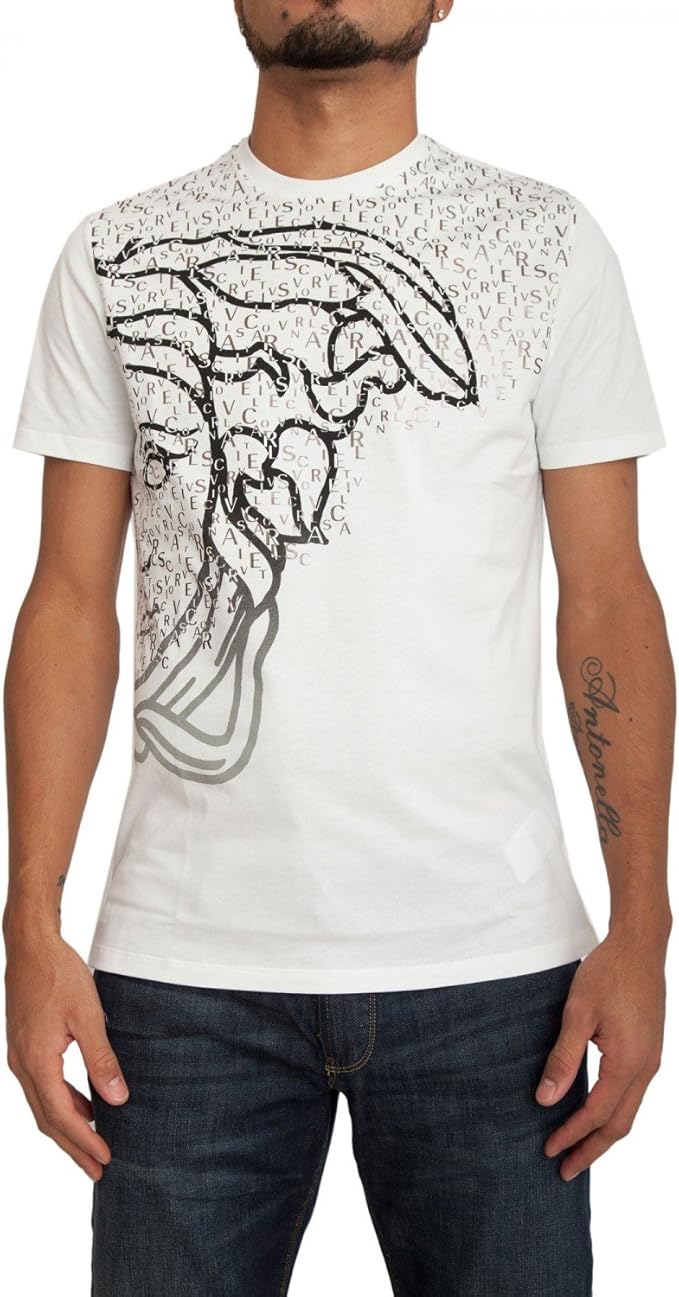 t shirt versace collection uomo