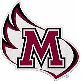 Rico Industries NCAA Meredith Avenging Angels Shape Cut Pennant - Home and Living Room Décor - Soft Felt EZ to Hang