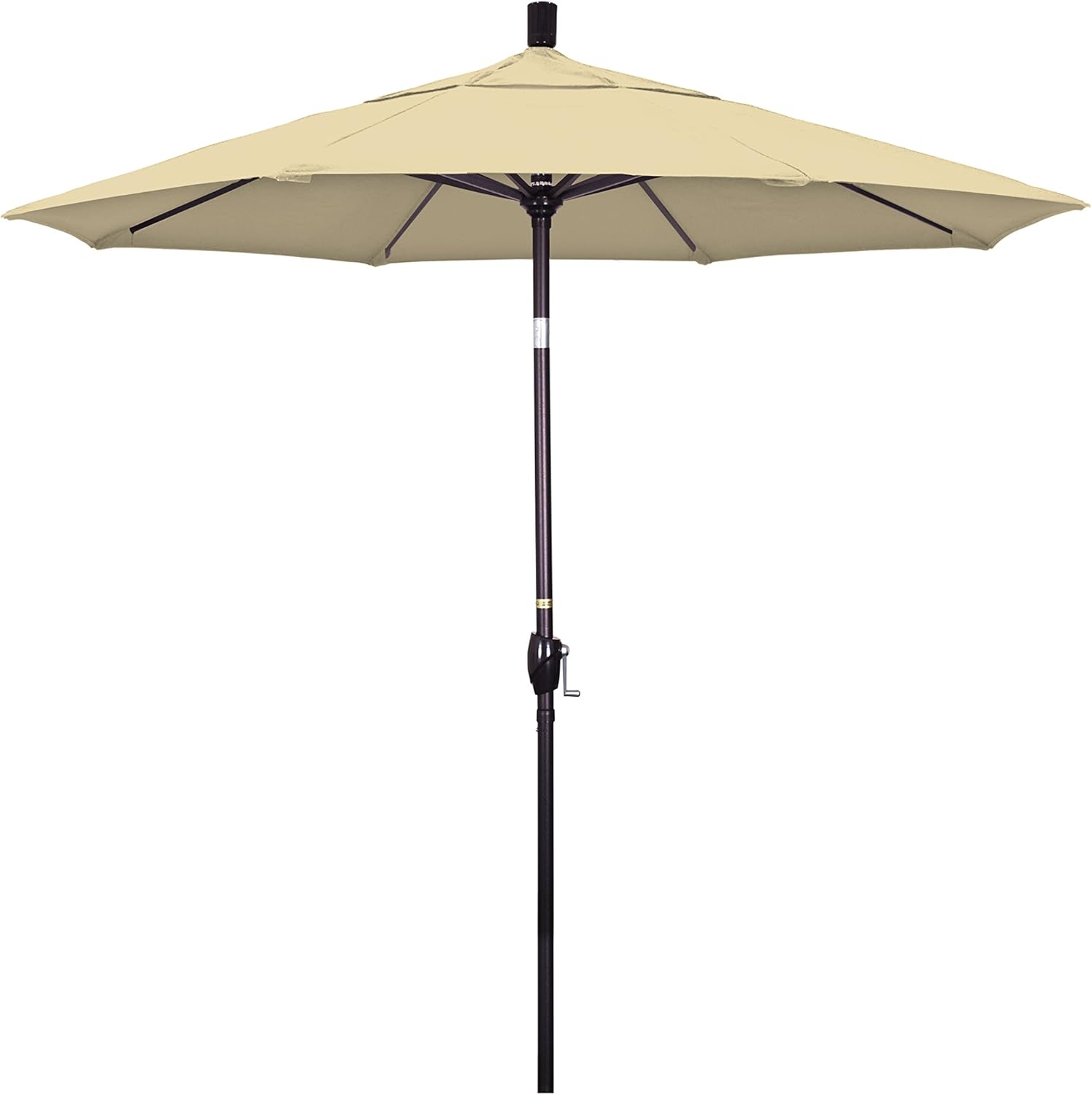 Amazon Com California Umbrella Gspt758117 5422 7 5 Round Aluminum Market Crank Lift Push Button Tilt Bronze Pole Sunbrella Antique Beige Patio Umbrella Acrylic Patio Umbrellas Garden Outdoor