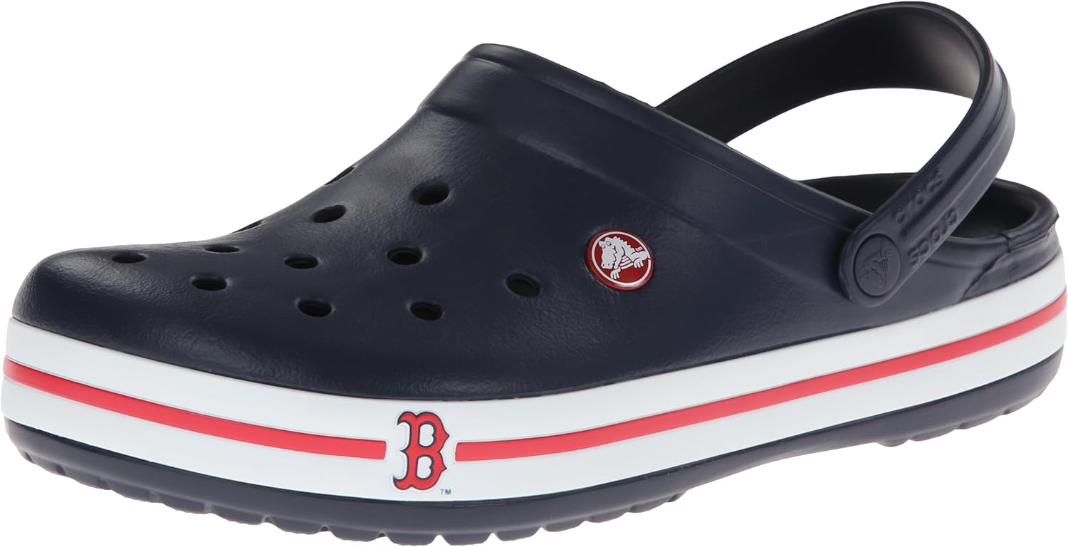 Crocs Unisex Crocband MLB Red Sox Clog Mules & Clogs