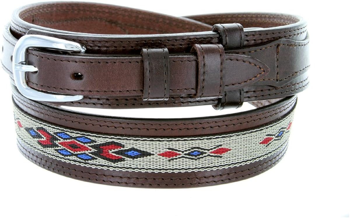 Men's Ranger Belt With Woven Diamond Pattern Amazon.co.uk