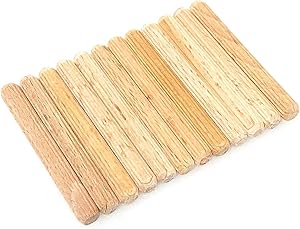 ReplacementScrews Wooden Dowel Pins for IKEA Part #101339 (KALLAX Shelves) (Pack of 12)