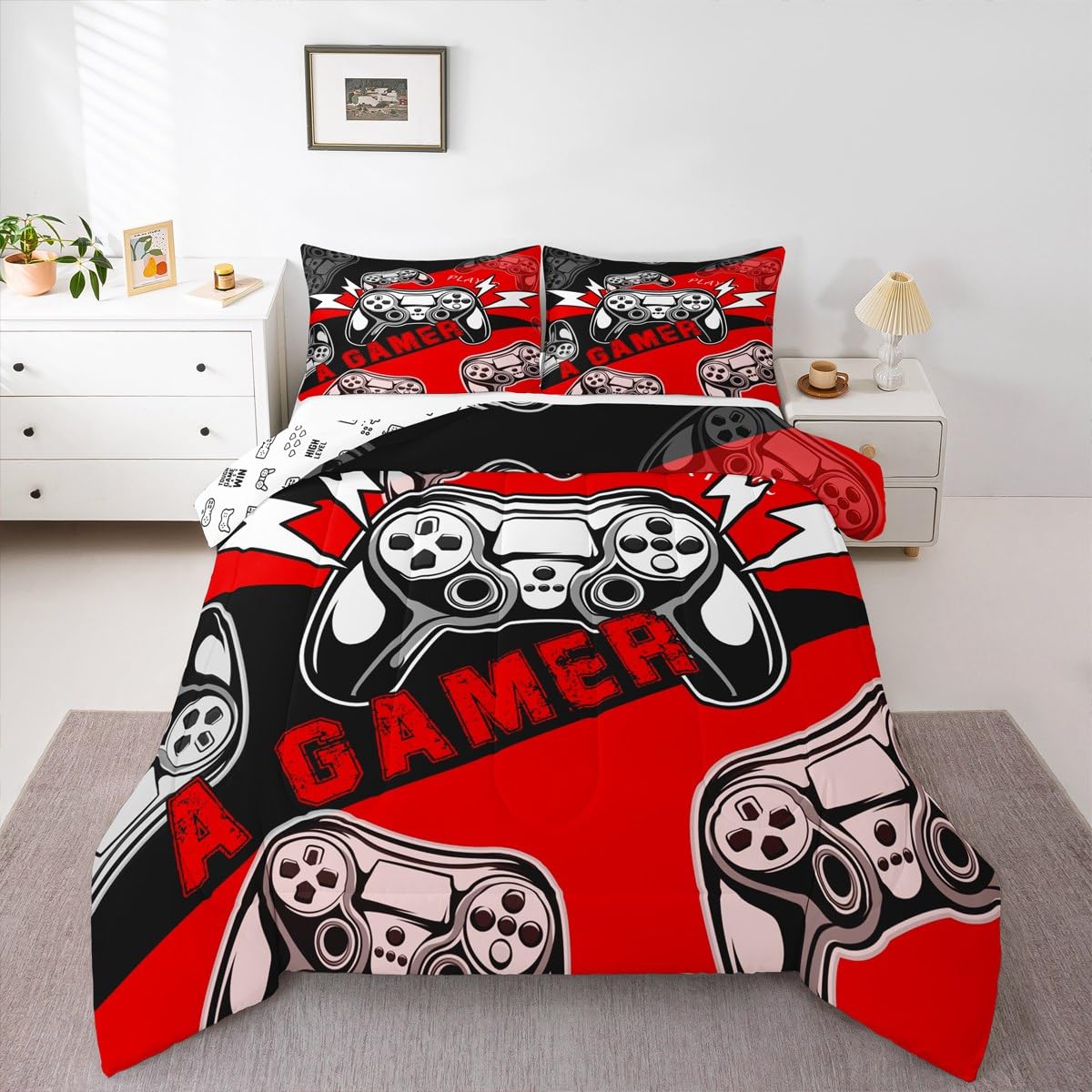 Erosebridal Gaming Comforter Sets for Boys Kids