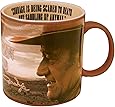 Vandor 15063 John Wayne 20 oz Ceramic "Courage" Mug, Brown