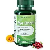 MANNACAN NATURALS Lutein 20mg and Zeaxanthin Supplements, 60 Capsules, Lutein for Eyes, Eye Supplement,Bilberry Supplement for Eyes,Areds 2 Lutein Zeaxanthin Vitamin for Eyes Health for Adults