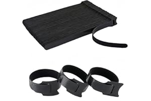 100 PCS 6 Inches Reusable Cable Ties, Adjustable Wire Ties, Cable Organizer, Cord Wrap and Hook Loop Cords Management for Org