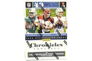 2020 Panini Chronicles Football 8-Pack Blaster Box (40 NFL Trading Cards)