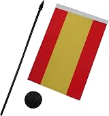 AZ FLAG Spain Table Flag 5x8 in 21x14 cm with Pole & Black Base view 3