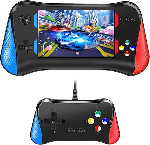 Handheld Game Console for Kids Adults, LCD Screen Retro Handheld  Video Game Console, Preloaded 499 Classic Retro Video Games with  Rechargeable