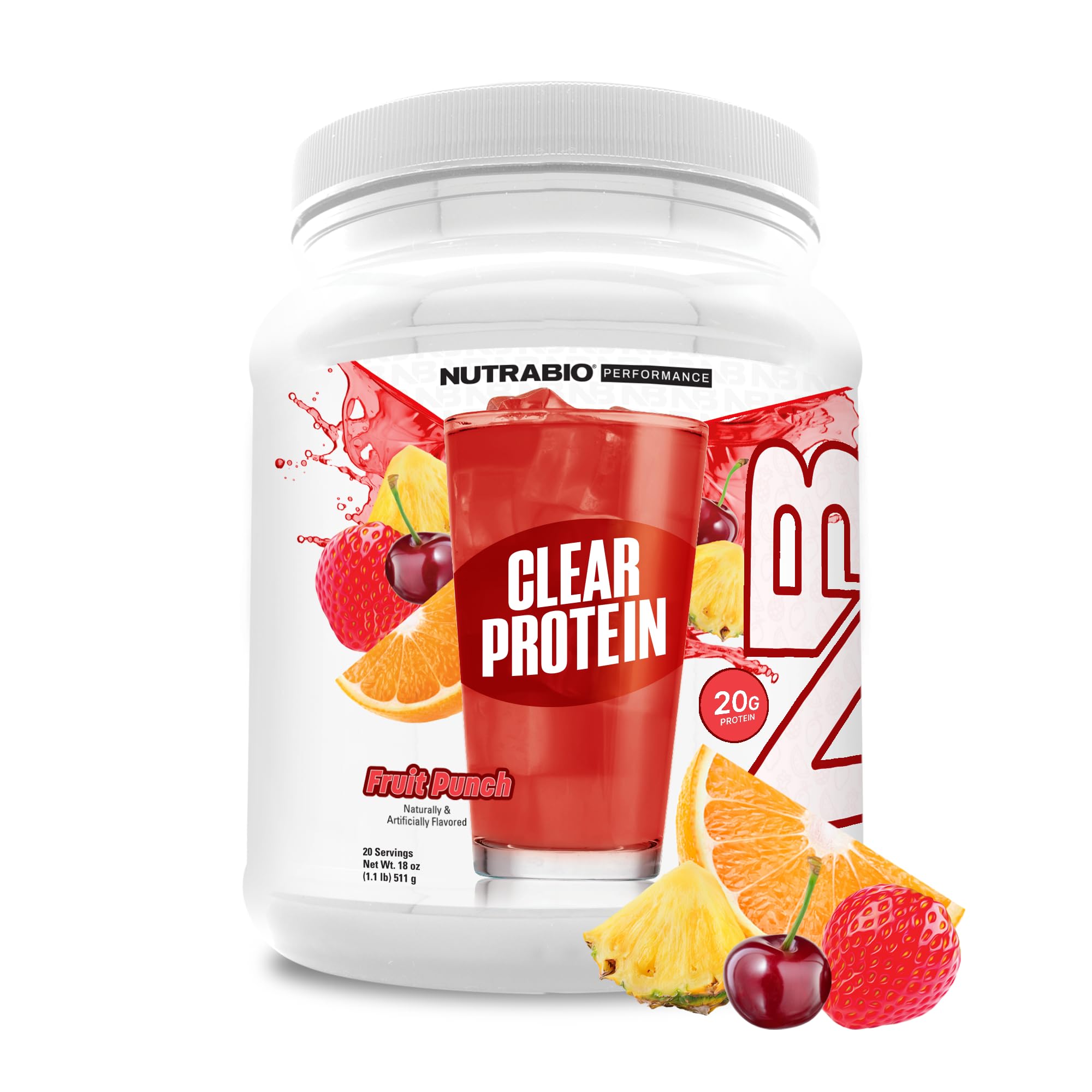 Clear Protein Powder (Fruit Punch)