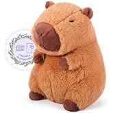 SuzziPals Heatable & Coolable Capybara Plush, Microwavable Stuffed Animal Heating Pad for Soothing & Relaxation, Lavender Sce