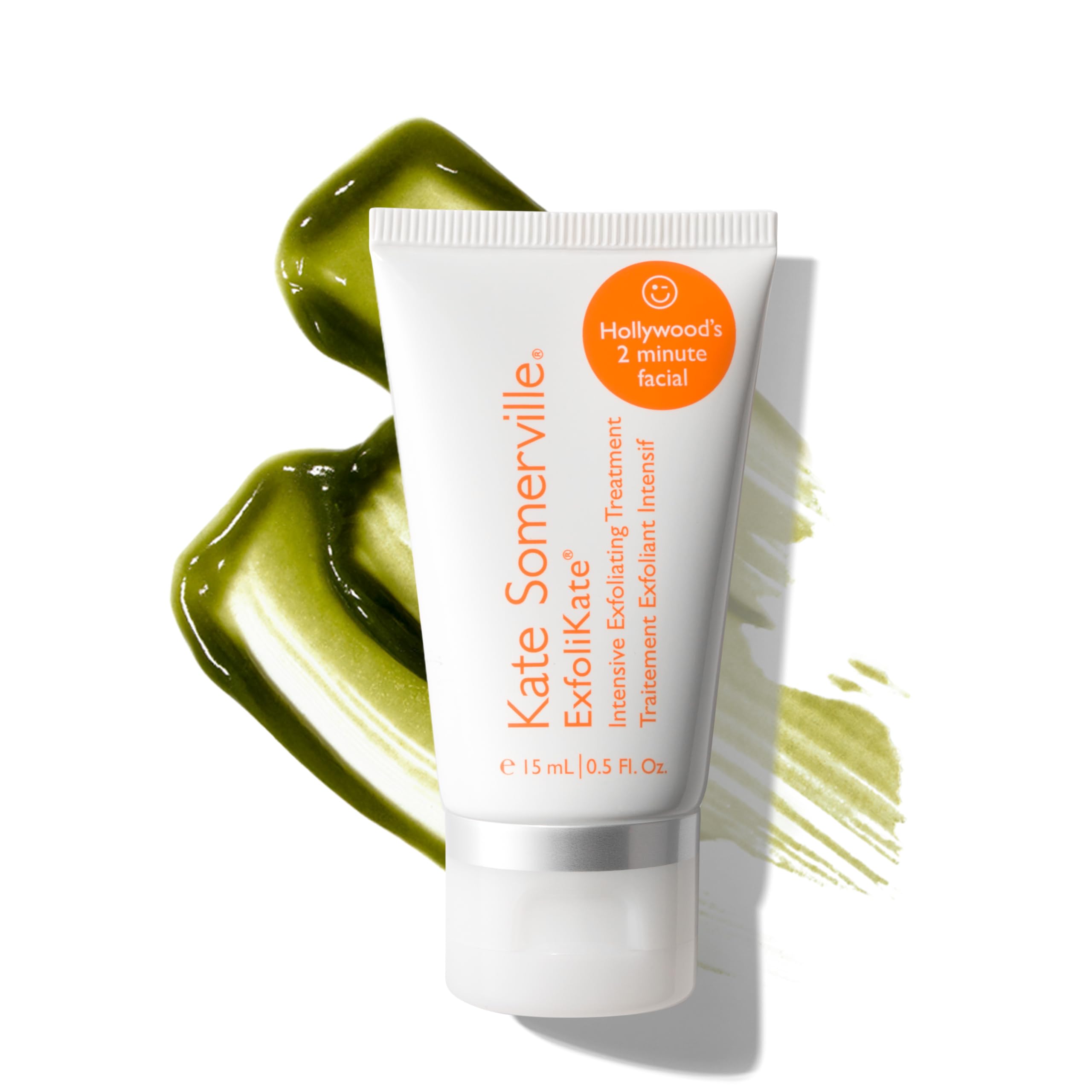 Kate Somerville ExfoliKate Intensive Exfoliating Treatment – Clinic Inspired Exfoliating Scrub, Improves Skin Texture, Removes Buildup, 15 mL
