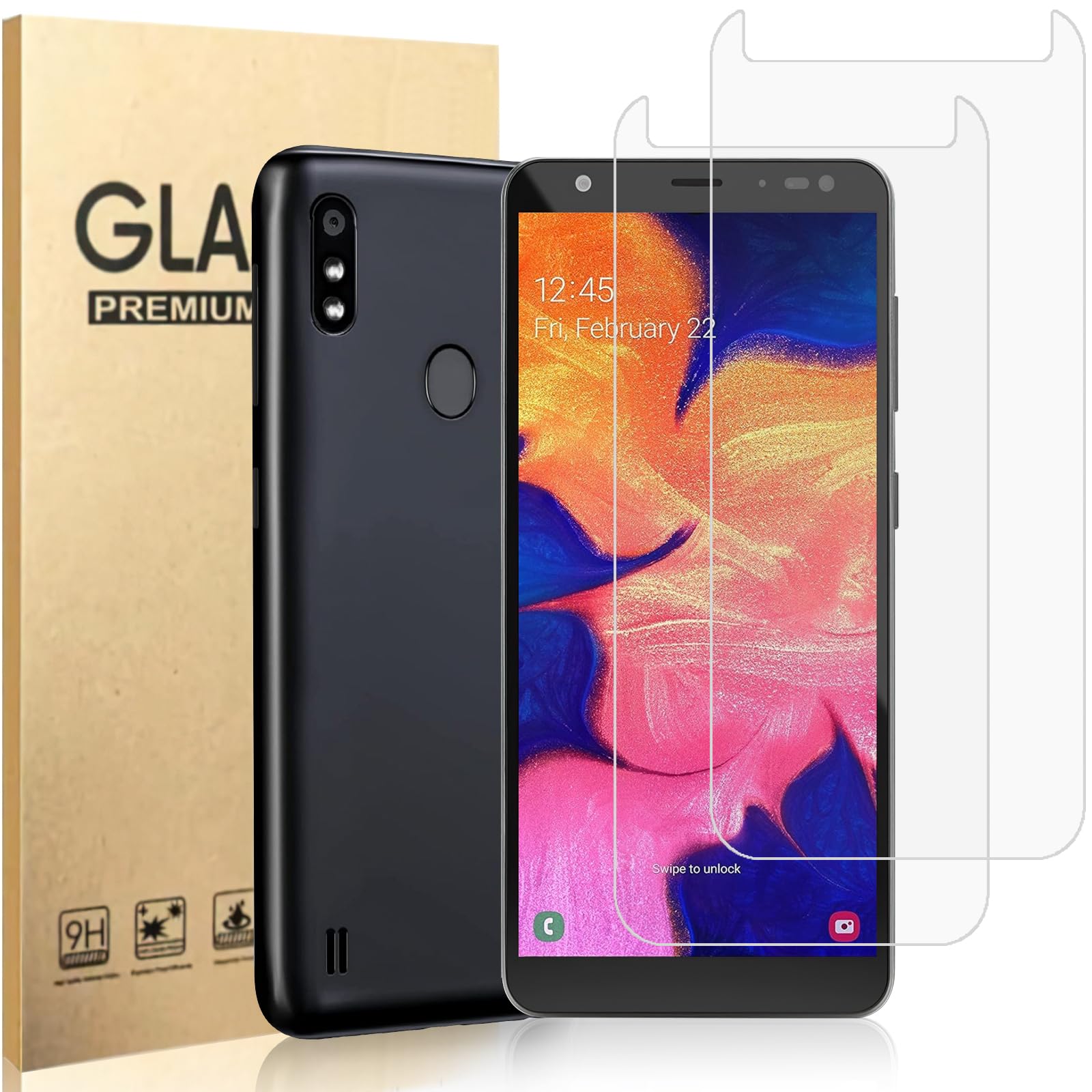 Photo 1 of BESINPO 2 Pack for Gabb Phone Screen Protector, 9H Tempered Glass Film Full Coverage Anti Scratch Ultra Resistant Bubble Free screen protector for gabb phone 5.45 inch