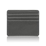 WisePoint Credit Card Holder for Men, PU Leather