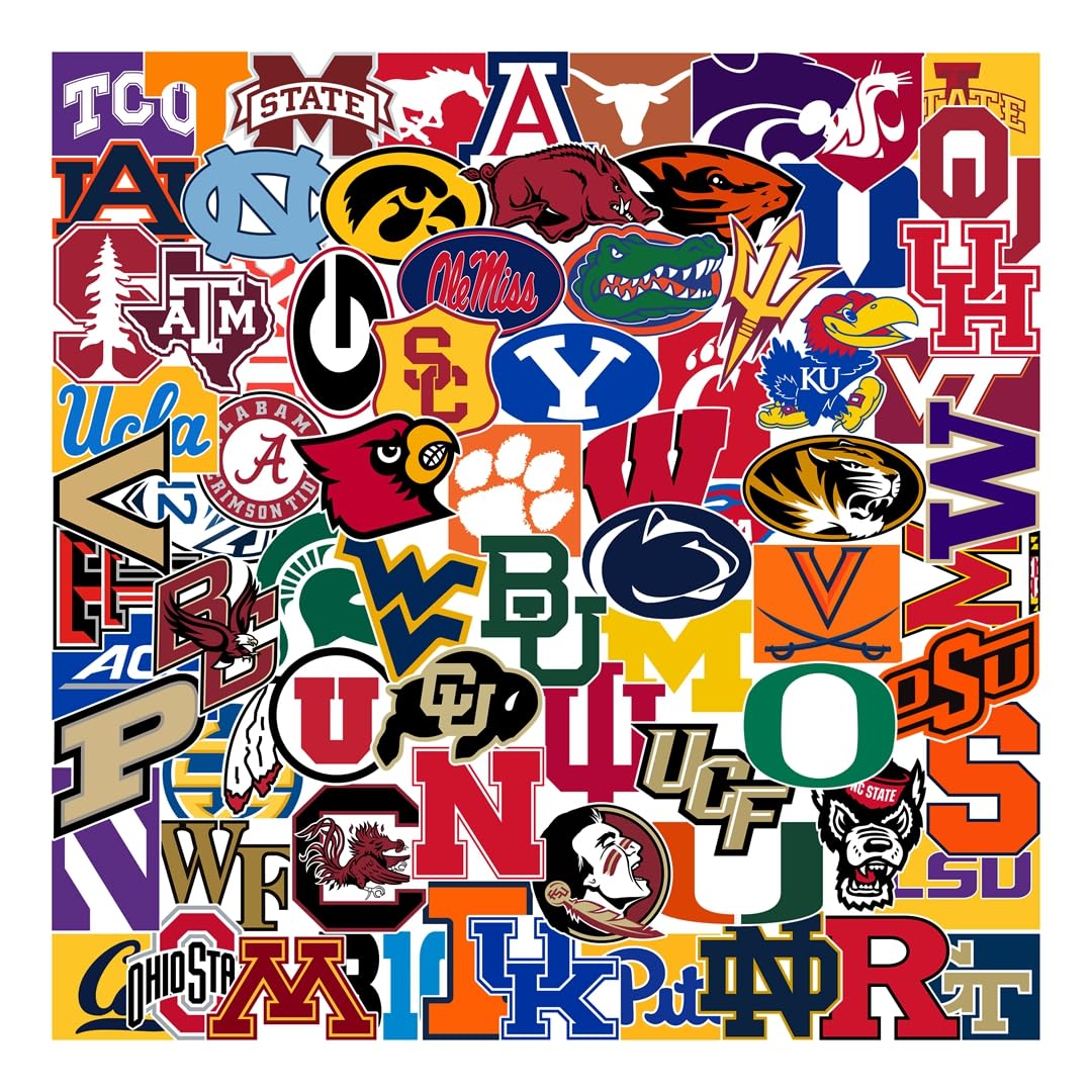 Avistand 70 pcs Sports Stickers Pack,Sports Decals for Phone Bottle Helmet Skateboard Etc.Waterproof Self-Adhesive Decals.