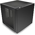 KXRORS N40 Mini-ITX NAS PC Chassis, ITX Computer Case, 4HHD+2-SDD isk Bays NAS Mini Aluminum with Steel Plate Case, Power Support: SFX/SFX-L Support 75mm CPU Cooler