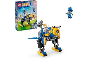LEGO Sonic The Hedgehog Cyclone vs. Metal Sonic - Building Toy for Kids, Boys and Girls, Ages 8+ - Mech Suit with Minifigures for Pretend Play - Gift Idea for Birthdays - 77002