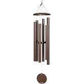 Corinthian Bells 50 Inch Copper Vein Extra Large Wind Chimes for Outside Deep Tone, Memorial Wind Chime, Made in USA