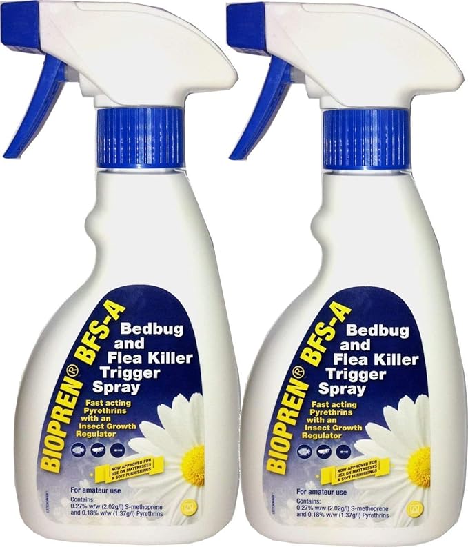 AGROPHARM 2 x 300ml Biopren Bed Bug and Flea Insect Growth Regular