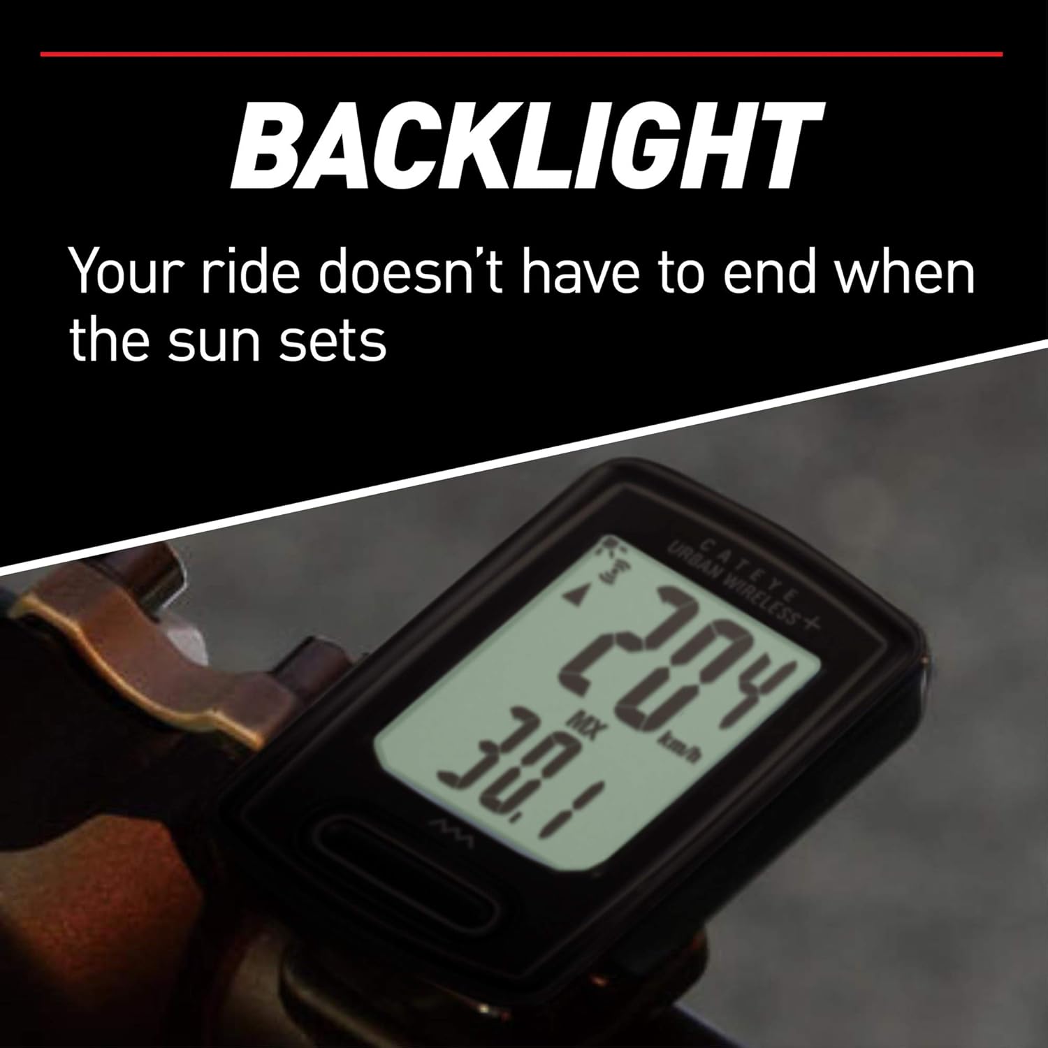 cateye urban wireless plus bike computer