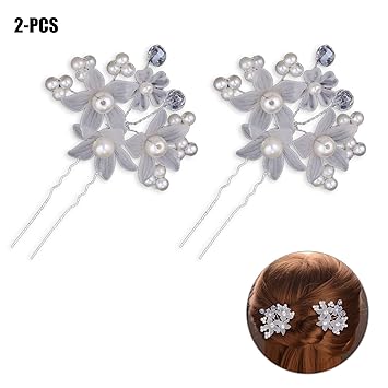 Buy Zoylink Bridal Hair Pins Wedding Hair Stick Stylish Flower