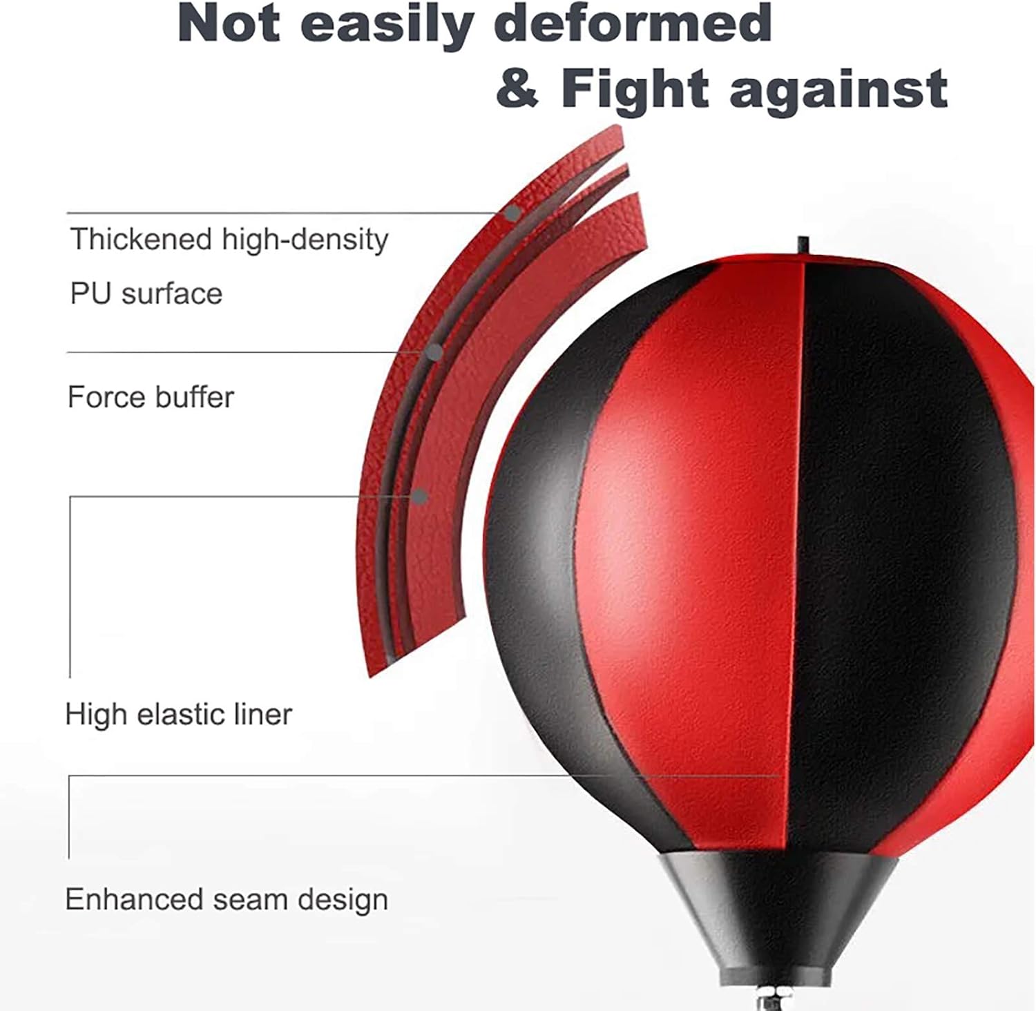 Punching Ball for Toddlers, Adults, Kids, Speed Bag Boxing for Home, Office Punching Ball for Boxing, Relief Stress Boxing Reflex Ball Great for Training Punching Ball Set (Black) : Sports & Outdoors