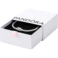 Pandora Moments Tone Clasp Bracelet 美品✨ Amazon.com: PANDORA Moments Two-Tone Ball Clasp Bangle