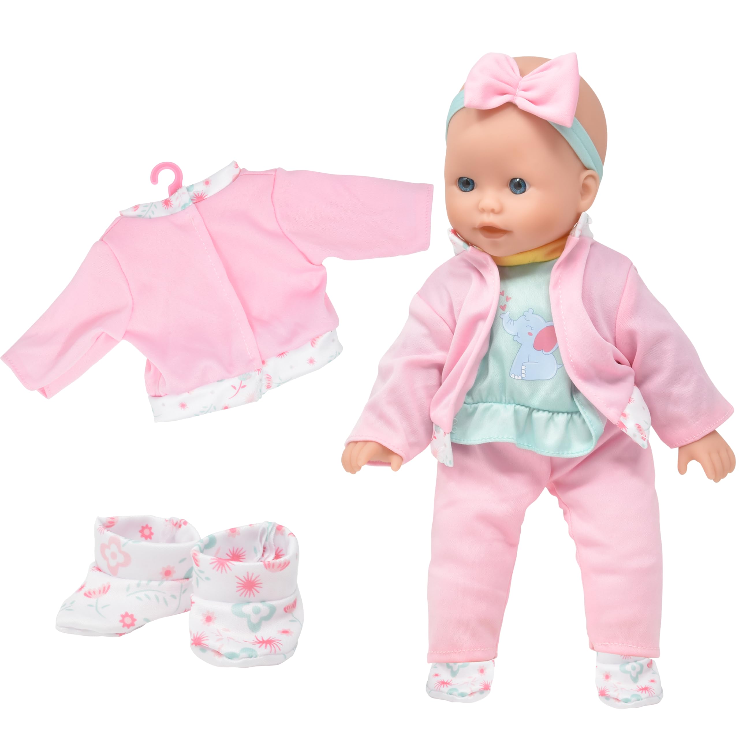 Dolls To Play Soft Body Baby Doll, 14 Inch Doll with Clothes Set and Accessories