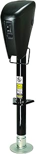 Lippert Components - 813748 Power Stance Tongue Jack with Optional 2-Way to 7-Way powering System for RVs
