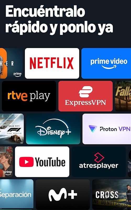 Fire TV Stick HD (última generación), con TV en directo gratuita, mando por voz Alexa, alimentación directa desde tu TV y configuración fácil, encuentra series más rápido con Alexa+