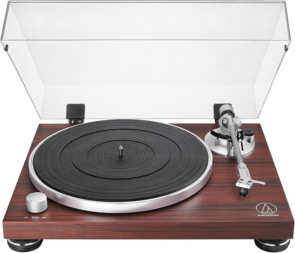 Audio-Technica LPW50BTRW Manual Belt-Drive Turntable Rosewood 33/45 RPM