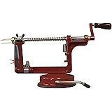 Apple Peeler and Corer by Cucina Pro - Long Lasting Chrome Cast Iron with Countertop Suction Cup