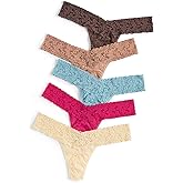 hanky panky - Signature Lace Low Rise Thongs for Women | One Size 4-14 | Lacy Lingerie Underwear | 3 or 5 pack