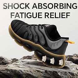 DRRHINO Steel Toe Shoes for Men Women Comfortable