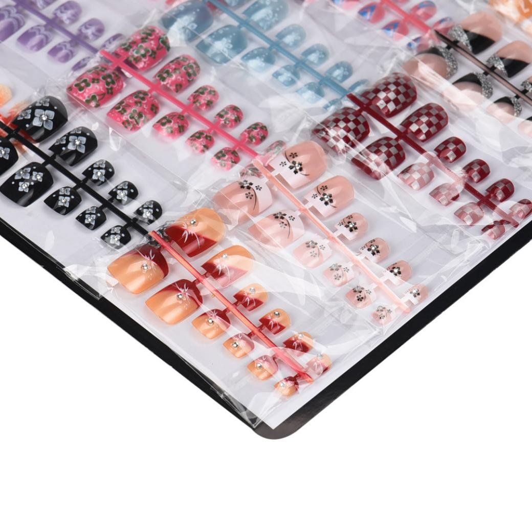 2016 Fake Nails!Elevin(TM)144pcs New Mixed Set False Nail