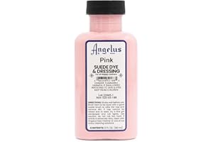 Angelus Brand Suede & Nubuck Dye & Dressing w/Applicator - 3 oz, Pink