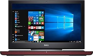 Dell Inspiron 7567 15.6in FHD Gaming Laptop PC - Intel Core i7-770HQ 2.5GHz, 8GB, 1TB HDD + 128GB SSD, Webcam, Bluetooth, GeForce GTX 1050 4GB Graphics, Windows 10 Home (Renewed)