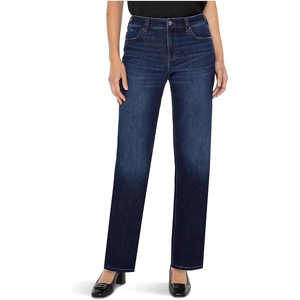Liverpool Women's Kennedy Straight Jean, Halifax, 0 at Amazon
