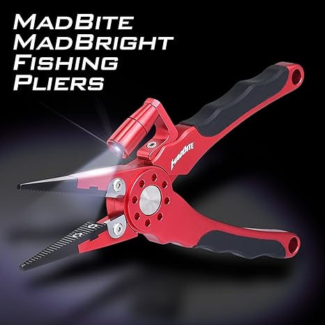 madbite kastking aluminum fishing pliers